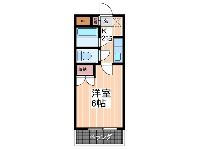 スカイシティ川内の物件間取画像